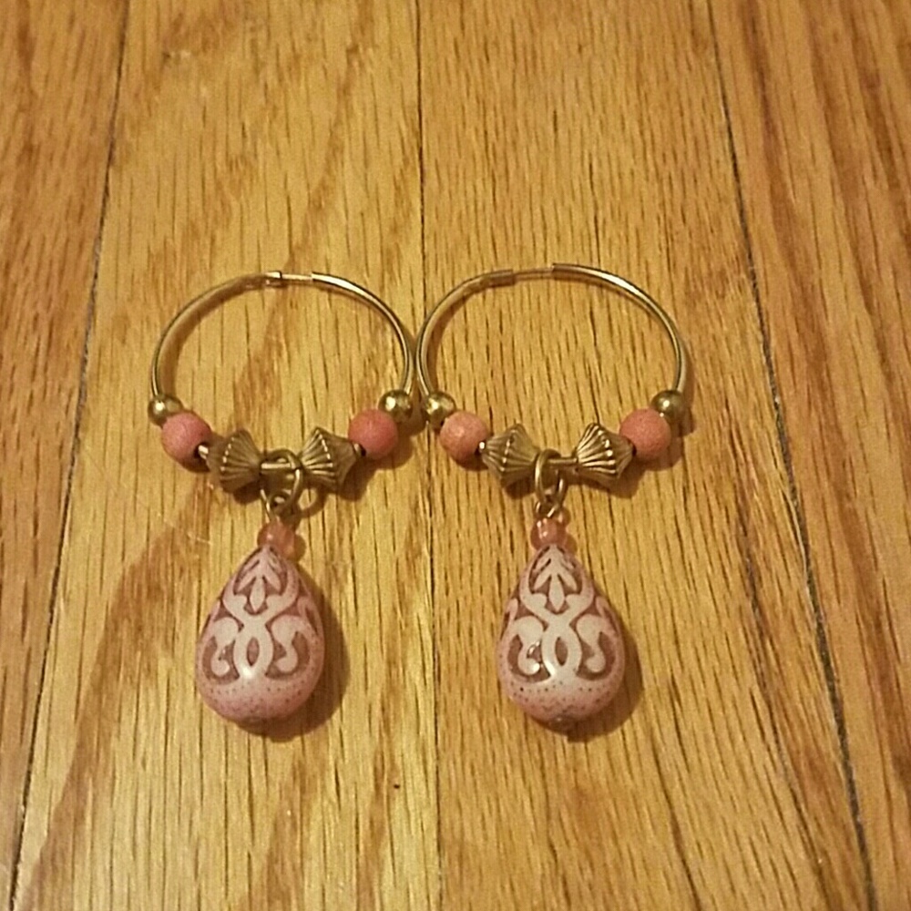 Hoop Drop Earrings
